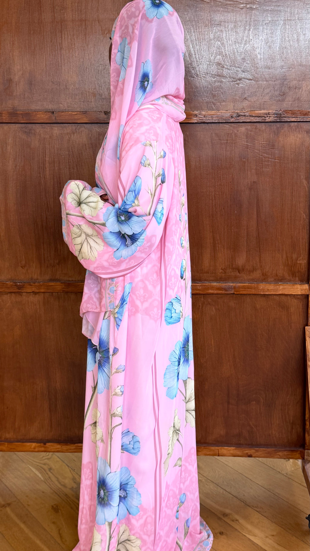 Rose abaya in pink