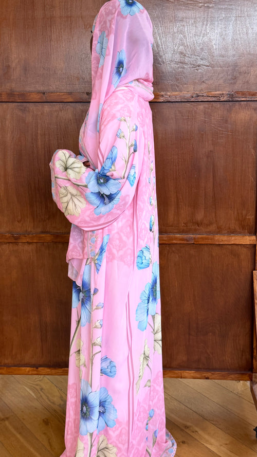 Rose abaya in pink