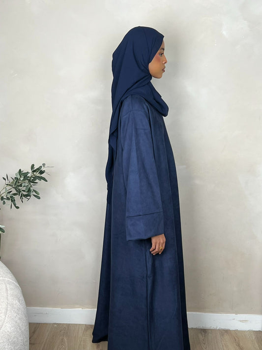 Navy blue -Closed Abaya