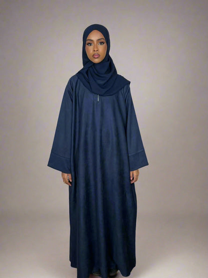 Navy blue -Closed Abaya